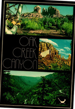 Oak Creek Canyon Red Rock Crossing Chapel Of Holy Cross Postcard Unposted
