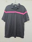 Nike Dri-Fit Tiger Woods Collection Golf Polo Shirt Mens Size L Black — photo 1