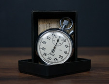 Vintage Stopwatch, Soviet Stopwatch Agat, Mechanical Stopwatch, USSR chronometer