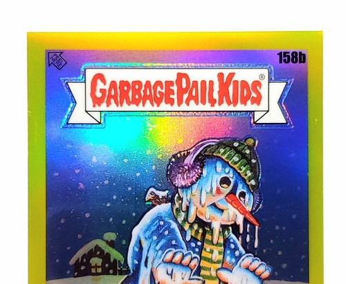 2021 Topps GPK Chrome Crystal Gale /275 Yellow Refractor 158b Garbage Pail Kids - Bild 5 von 11