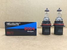 SET OF 2: Genuine HELIOLITE Halogen 12V 9004 Headlight Bulbs Hi-Low Beam