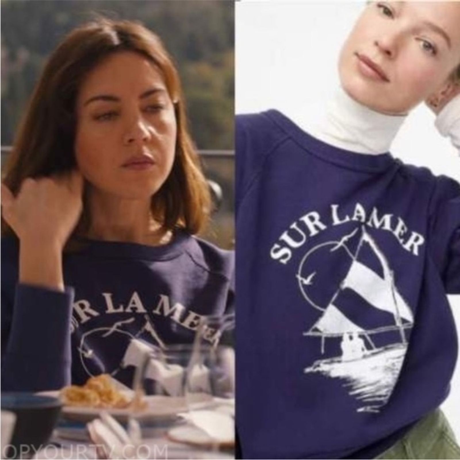 J. Crew Sur La Mer sweatshirt size M | eBay