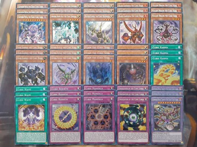 Yugioh Cubic Deck 45 Card SECRET RARE Karma Complte Budget Tournament Ready