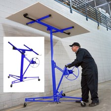 16FT/11FT Lifter Tool Hoist Mobile Plaster Board Panel Sheet Drywall Lift Crane