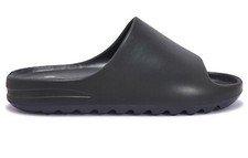 WOMENS LADIES DESIGNER SLIPON SLIDERS RUBBER SLIDES COMFY SUMMER HOLIDAY SANDALS