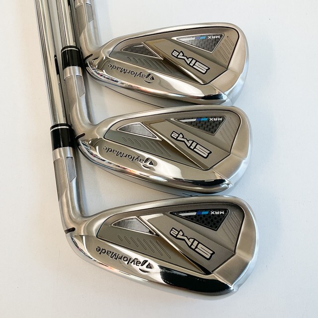 TAYLORMADE SIM2 MAX IRONS 7 PC SET #5-PW,AW KBS 85 STEEL TAYLORMADE SIM2 MAX IRONS 7 PC SET #5-PW,AW KBS 85 STEEL