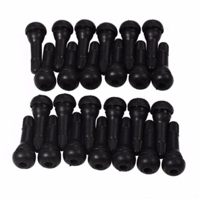 1000-Pack TR 413 Short Rubber Snap-In Tire Valve Stems - Universal Fit For Most Cars & Trucks