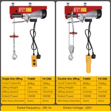 800-1000Kg Electric Winch Scaffold Hoist Winch Crane Workshop Garage Lifting Set