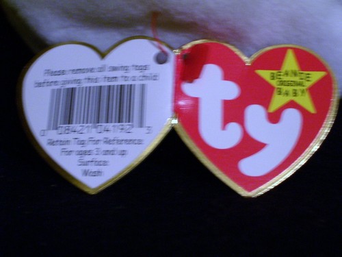 '98 TY ORIG Beanie Baby KUKU COCKATOO 5a generazione HT 6a generazione TT timbro rosso 603 MWMT - Foto 8 di 11