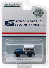 GREENLIGHT 1:64 1971 JEEP DJ-5 USPS 29998 - Hobby Exclusive