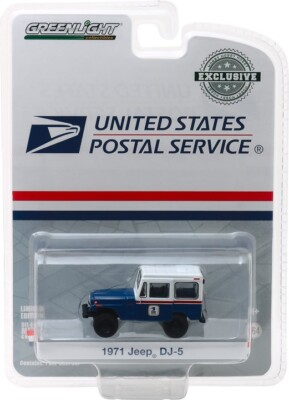 #ad GREENLIGHT 1:64 1971 JEEP DJ 5 USPS 29998 Hobby Exclusive $3.95