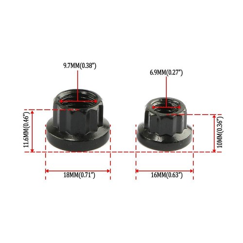Kit perno testa cilindro Fit Chevy LS1 LS3 2004-UP 12 punti 5,3L 5,7L 6,0L 33449 - Foto 3 di 9