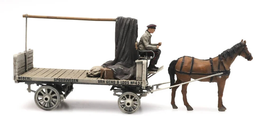 ARTITEC 387.428 - Horse And Cart VG&L, HO 1:87