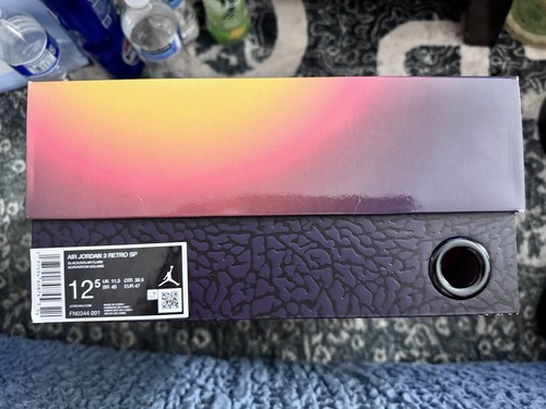 Size 12.5 - J. Balvin x Air Jordan 3 Retro Rio - Picture 6 of 7