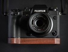 Handmade Natural Wooden Wood Base Plate Handle Grip for Fujifilm X-H1 XH1 Camera