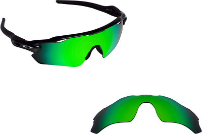 LenSwitch Replacement Lenses for Oakley Radar EV Path Sunglasses Green Mirror