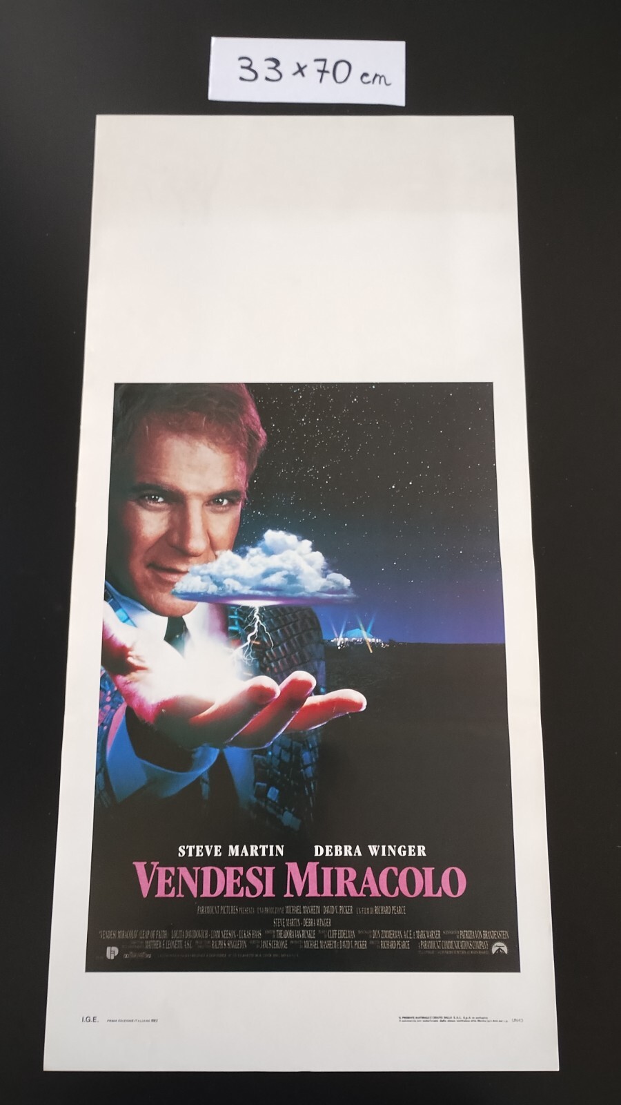 Locandina originale film Vendesi miracolo (1992) - Regia di Richard Pearce