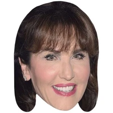 Robin Mcgraw (Smile) Celebrity Mask, Flat Card Face