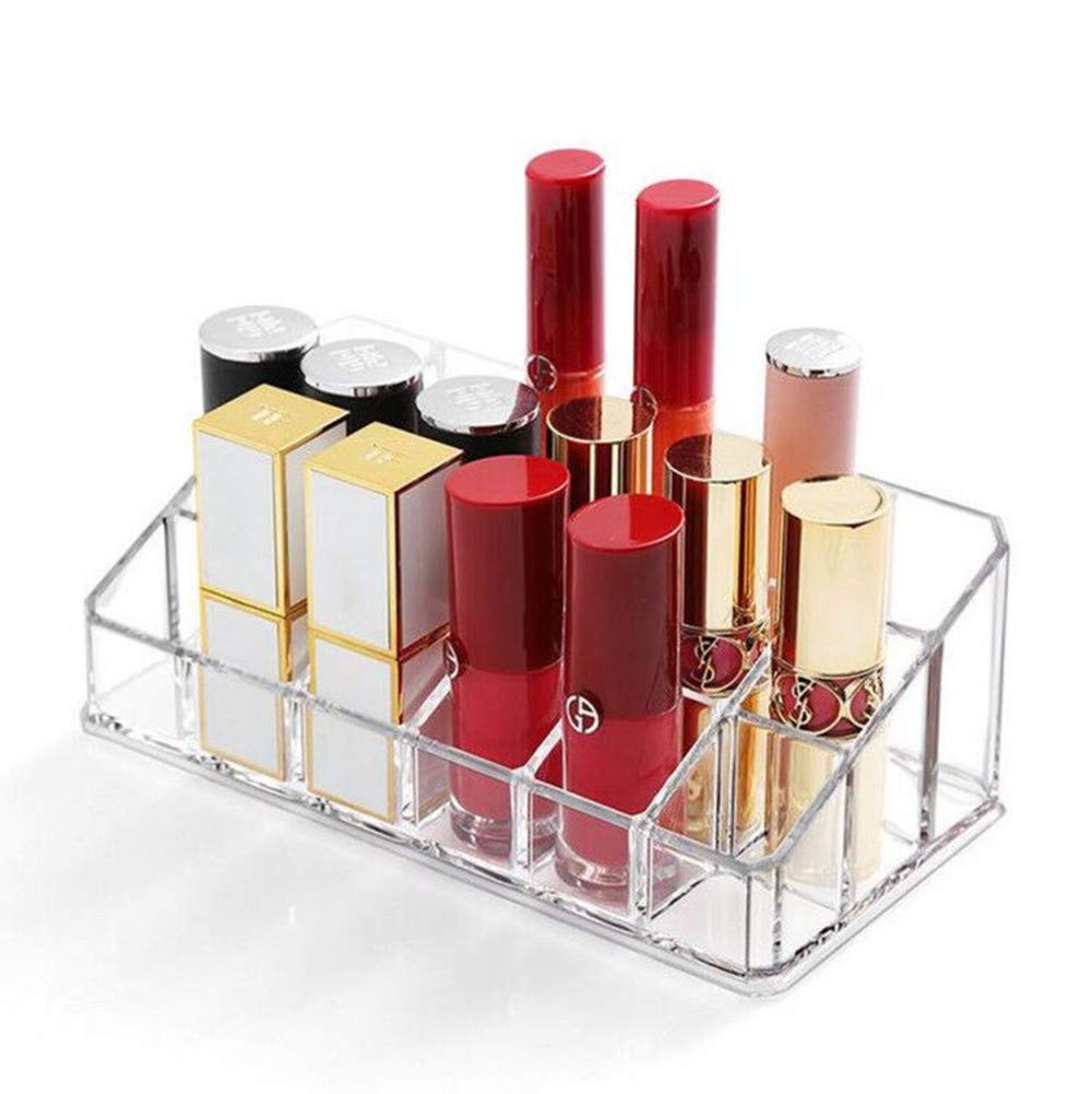 Lipstick Holder 18 Spaces Lipgloss Organizer, 3 Rows - Multi Level, Makeup Holde