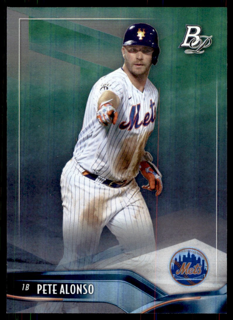 Pete Alonso 2021 Bowman Platinum Card Rainbow Foil #48 New York