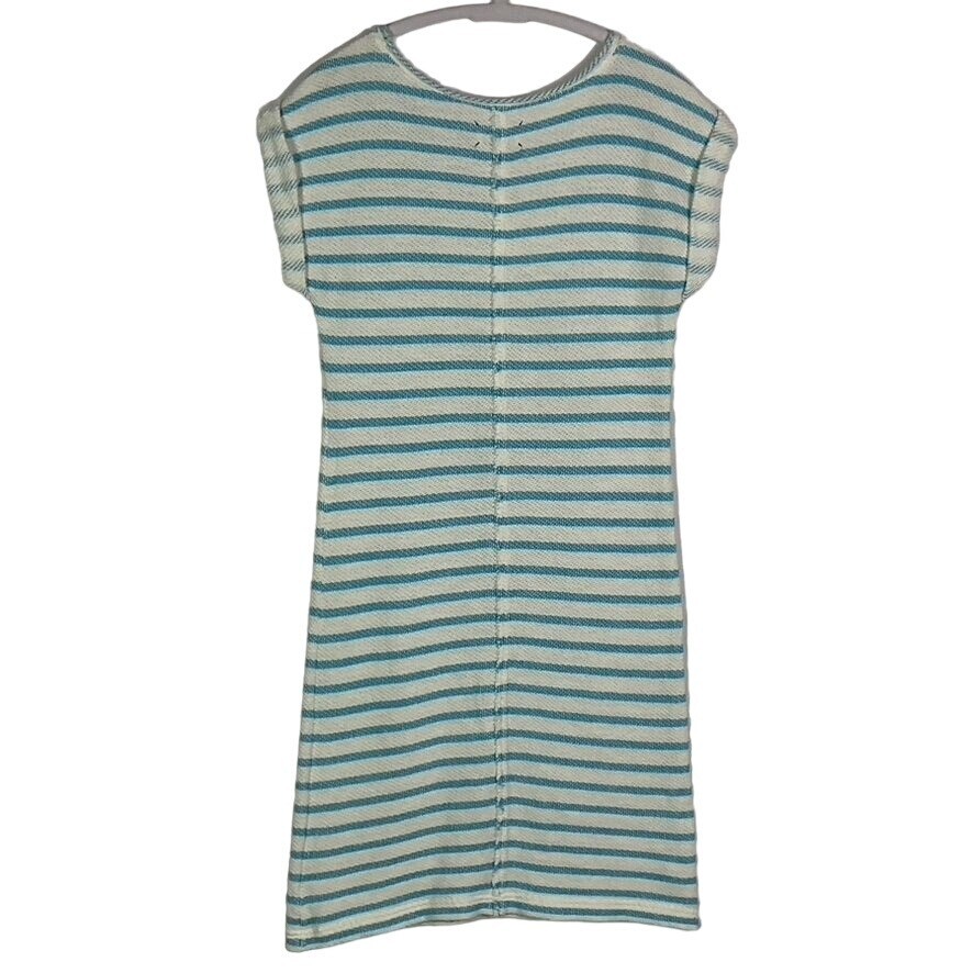 lou and grey striped dress Lou & Grey LOFT Gray Crew Neck Long Sleeve Knit Pull On Sweater Tunic – Brie main image 0