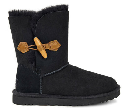 NIB UGG Keely Toggle Suede/Genuine 