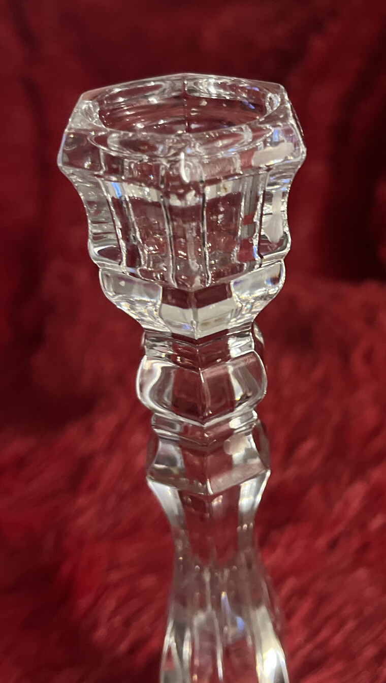 TIFFANY & CO. 9” Crystal Candlestick Holder Gift Vintage eBay