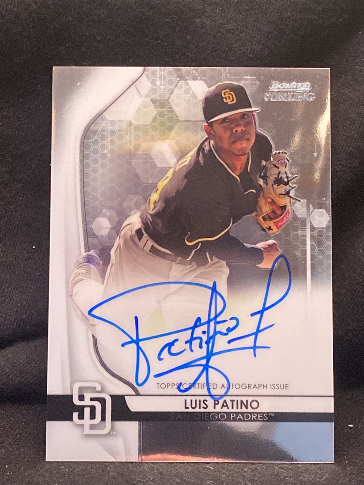 2020 Bowman Sterling Auto Autograph Luis Patino BSPA-LP San Diego Padres