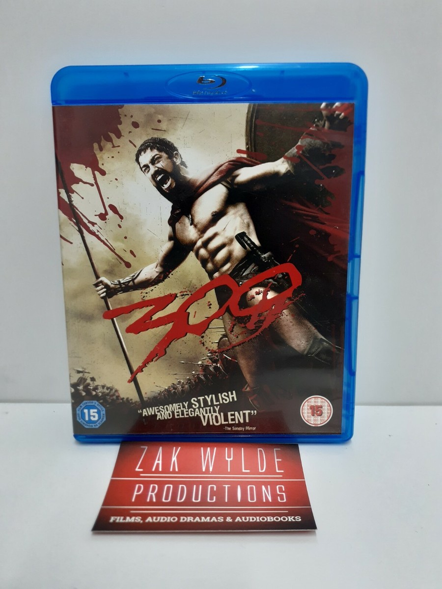 300 Blu Ray Gerard Butler, Zack Snyder Movie 🌟 Very Good