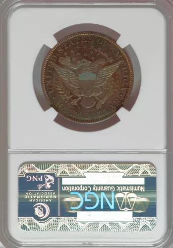 1915 NGC PR65 Mintage 450 = 2nd Lowest 1859--Today! Proof 50c Barber Half Dollar