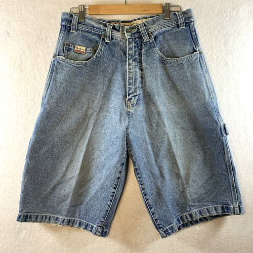 VTG Pepe Jeans Carpenter Denim Shorts Men Sz 34 Y2K Skater Jorts Street Distress