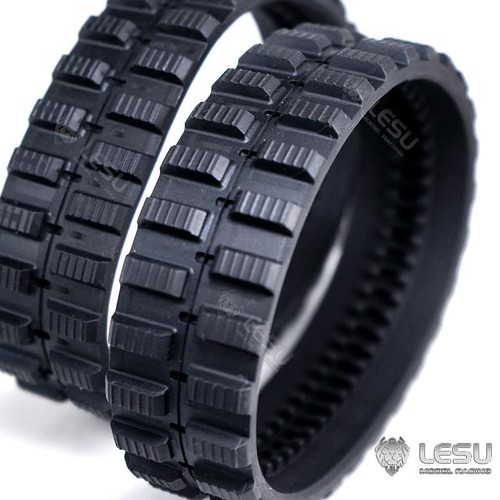 1/14 Scale Rubber Tracks for LESU RC Hydraulic Skid Steer Loader B0008 Model - Picture 6 of 12