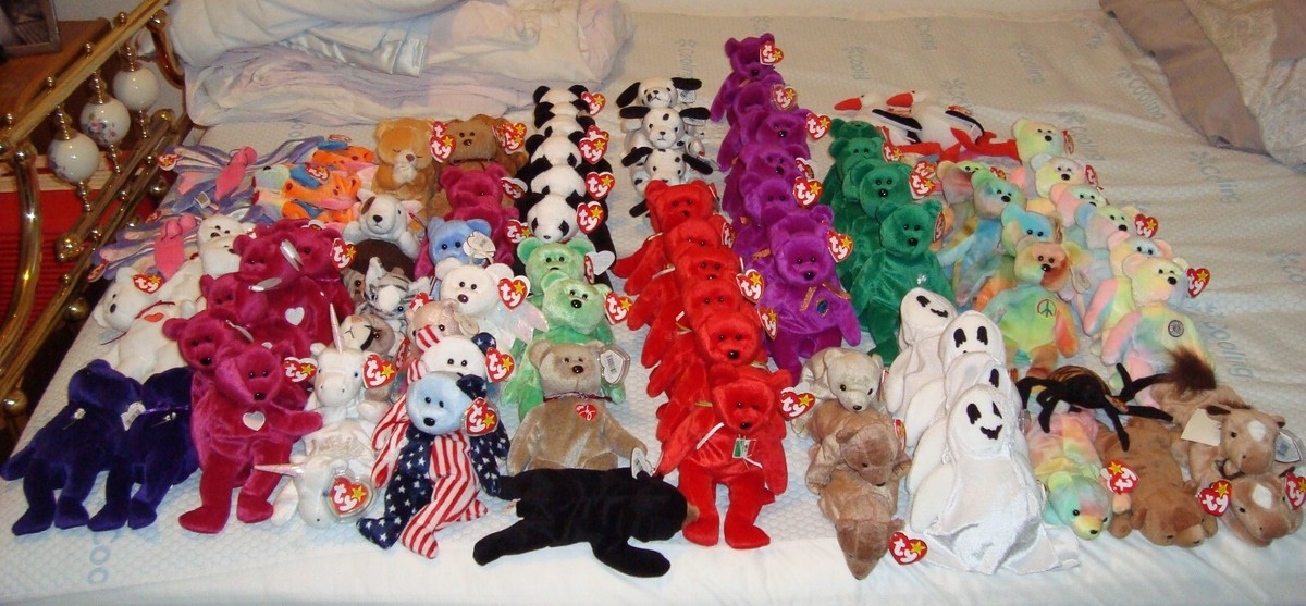Ty Beanie Babiesコレクション、24セット Ty Beanie Babies Collection Lot of 100 RARE hard to find, New With