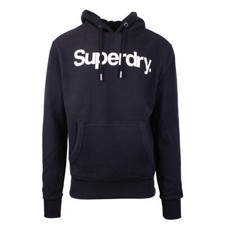 Superdry Core Logo NS Sweatshirt Hoodie Men's in Black- M2010289A/02A