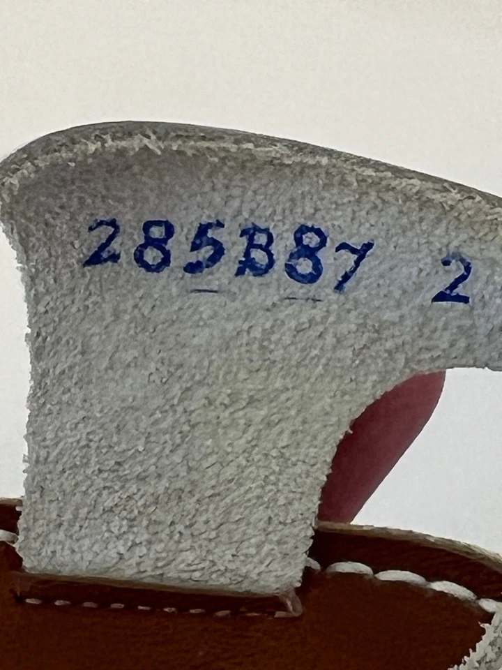 Buster Browns Sandalias 285887 Bebé Talla 2 Doble Tirantes Unisex Blanco Foto 4 de 4