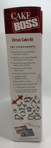 Cake Boss Zirkus Tortenset 24-teiliges Dekorationsset (offene Box) - Bild 5 von 11