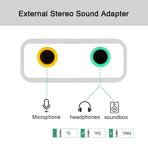USB Typ-C Externe Soundkarte 7.1 Stereo Audio Mikrofon Adapter iPhone iPad Pro - Bild 6 von 15
