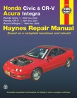 <!--F#f_0-->Honda Civic 1996-2000, CR-V 1997-2001, Acura Integra 1994-2000 Repair Manual<!--F/-->