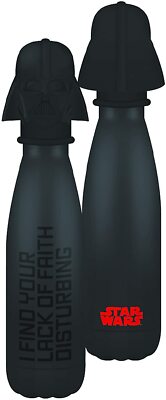 STAR WARS DARTHM VADER METALL HEISSKALT ISOLIERTE GETRÄNKE WASSERFLASCHE 
