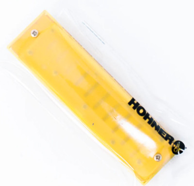 HOHNER CCH48 CLEARLY COLORFUL YELLOW w/ HOHNER INSTRUCTIONAL BOOKLET