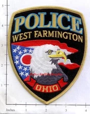 Ohio - West Farmington OH Police Dept Patch - Eagle