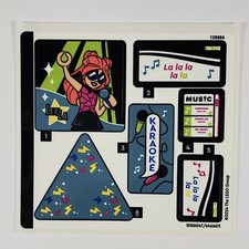 LEGO STICKER SHEET 42610 Karaoke Music Party Friends Decals Stickers