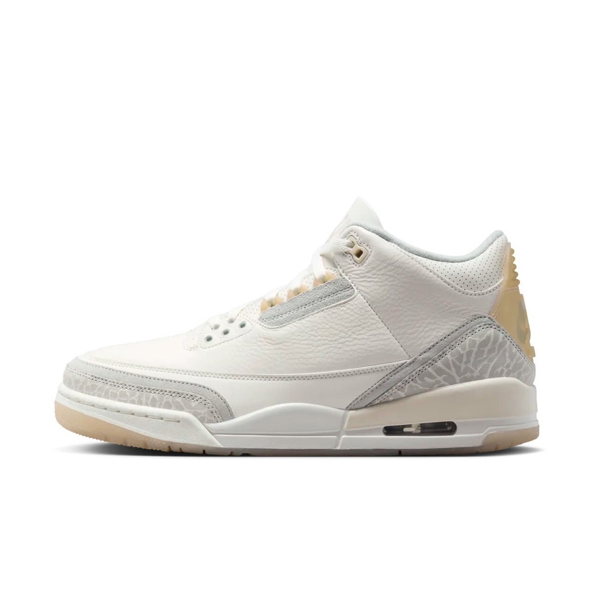 Nike Air Jordan 3 Retro Craft Ivory Sneakers Shoes Men\'s 10 FJ9479-100 Men main image 2