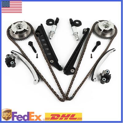 Timing Chain Kit Cam Phaser VCT Selenoid For Ford 2005-2010 TRITON 3-Valve  4.6L