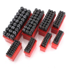 27pcs Auswahl Prägestempel Schlagbuchstaben A bis Z Schlagzahlen Stehlen