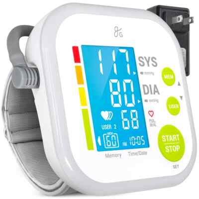 Blood Pressure Monitor and Kit with Upper Arm Cuff