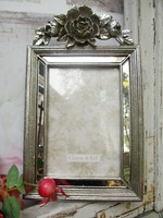 Clayre Und Eef Fotorahmen Bilderrahmen Rose Silbner Blumen Shabby Landhaus