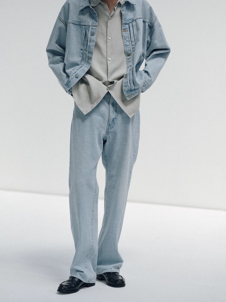 ASK availability First)KAPTAIN SUNSHINE 5P Zipper Front Denim