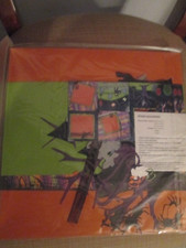SCRAPBOOK PAGE KIT - SPOOKY HALLOWEEN - 12 X 12 - MAKES 2 PAGES - NEW