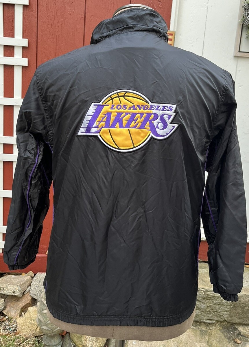 Vintage Starter Los Angeles Lakers Pullover Warm Up Jacket Size S